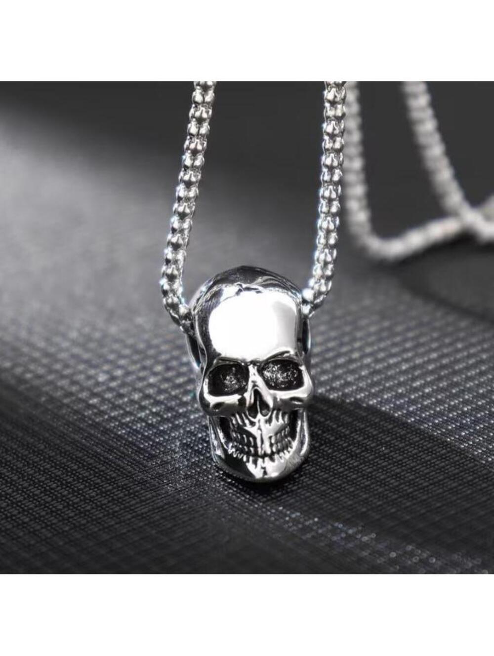 SKULL Pendant Necklace - Stainless Steel Jewelry